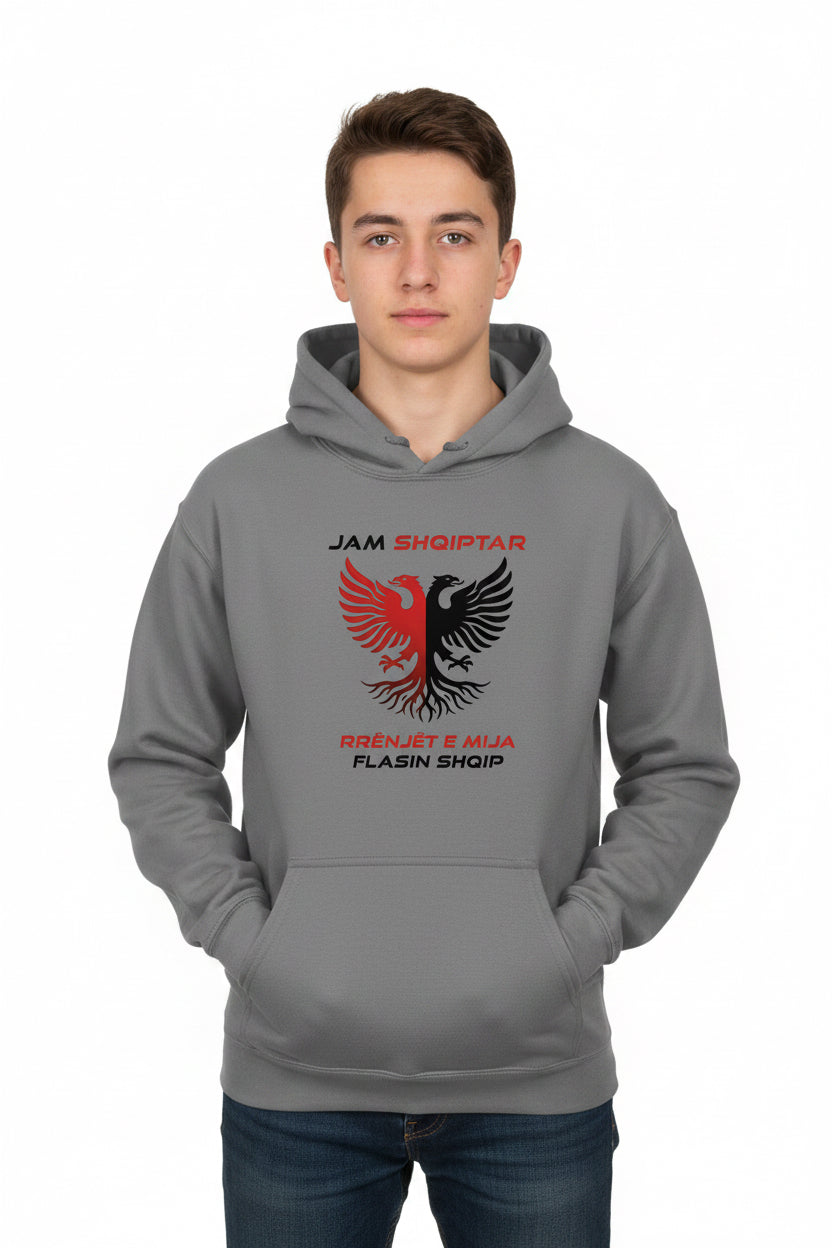 Fan Charcoal Heather - G185B - FRONT